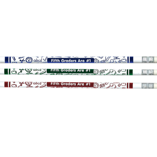 LAROSE INDUSTRIES- ROSE MOON Moon Products 5th Graders Are #1 Pencils, 12 Per Pack, 12 Packs