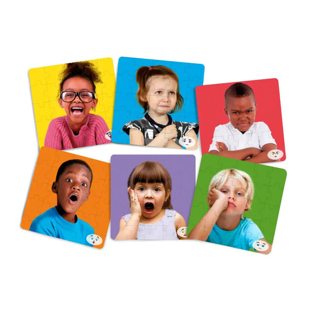 MINILAND EDUCATIONAL CORPORATION Miniland Emotions Puzzles, Set of 6