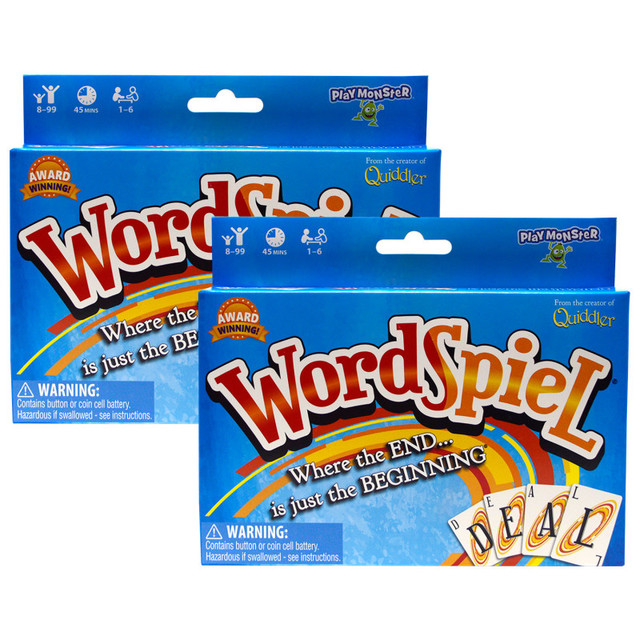 PLAYMONSTER LLC (PATCH) SET® Family Games Wordspiel®, Pack of 2