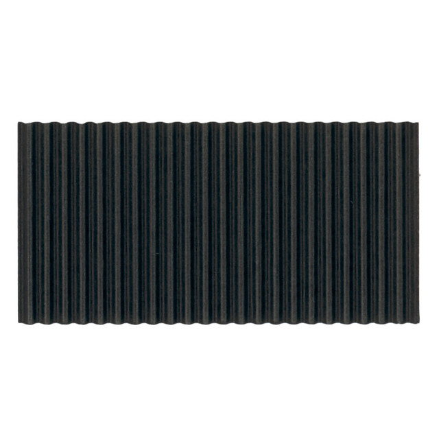 DIXON TICONDEROGA CO Corobuff® Corrugated Paper, Black, 48" x 25', 1 Roll