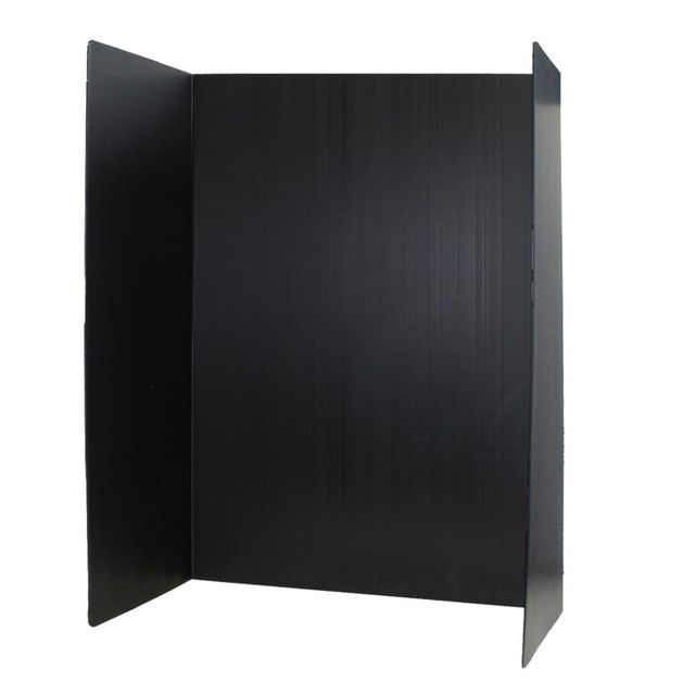 FLIPSIDE Flipside Products Premium Corrugated Plastic Project Board Black, 36 x 48, Pack of 10
