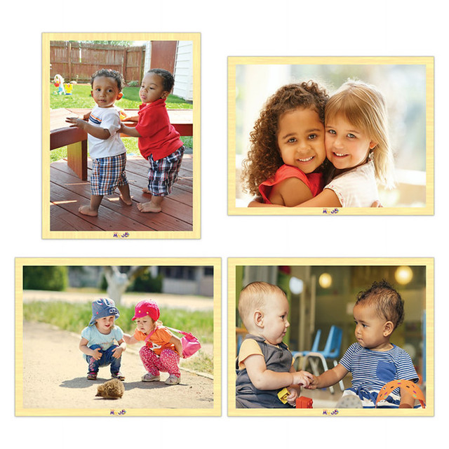 MOJO EDUCATION MOJO Friends Forever Wooden 4-Puzzle Set