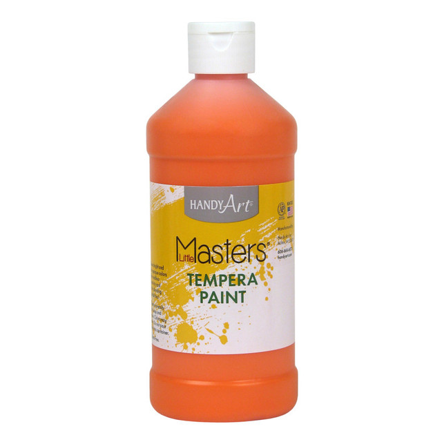 ROCK PAINT DISTRIBUTING CORP Handy Art® Little Masters® Tempera Paint, Orange, 16 oz.