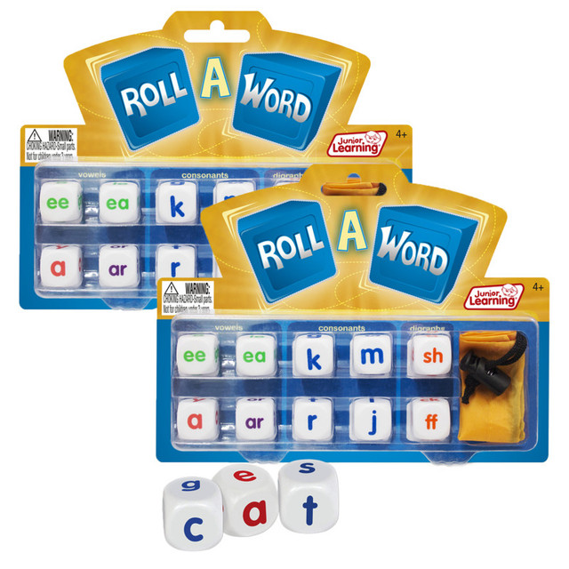 JUNIOR LEARNING Junior Learning® Roll A Word Game, 2 Games