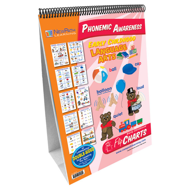 NEWPATH LEARNING NewPath Learning Early Childhood ELA Readiness Flip Chart, Phonemic Awareness