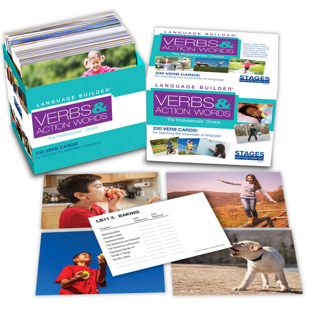 STAGES LEARNING MATERIALS Stages Learning Materials Language Builder® Picture Cards, Verbs STAGES LEARNING MATERIALS Stages Learning Materials Language Builder® Picture Cards, Verbs