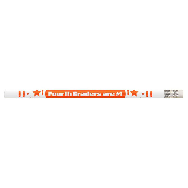 MUSGRAVE PENCIL CO INC Musgrave Pencil Company 4th Graders Are #1 Motivational Pencils, 12 Per Pack, 12 Packs MUSGRAVE PENCIL CO INC Musgrave Pencil Company 4th Graders Are #1 Motivational Pencils, 12 Per Pack, 12 Packs