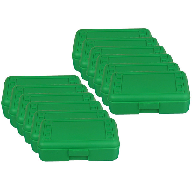 ROMANOFF PRODUCTS Romanoff Pencil Box, Green, Pack of 12