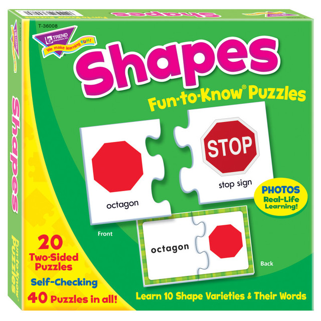 TREND ENTERPRISES INC. TREND Shapes Fun-to-Know® Puzzles