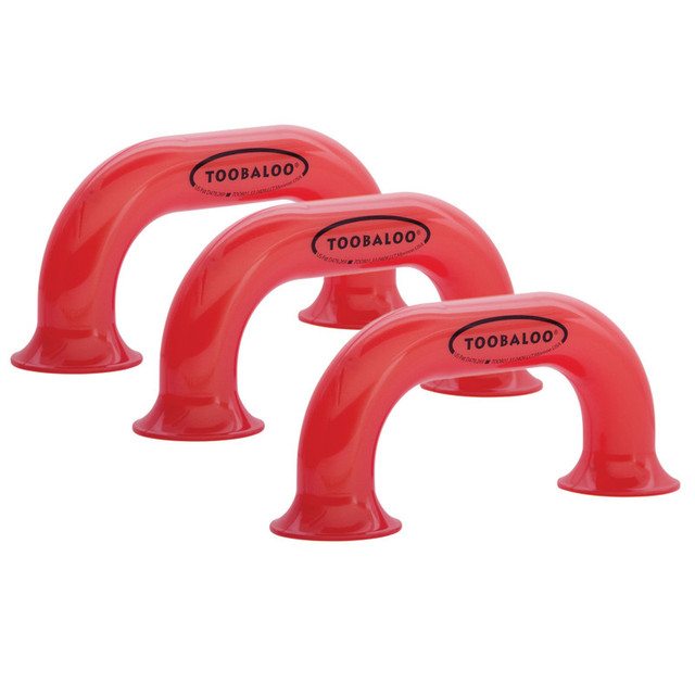 LEARNING LOFT Learning Loft® Toobaloo® Auditory Feedback Educational Tool, Red, Pack of 3
