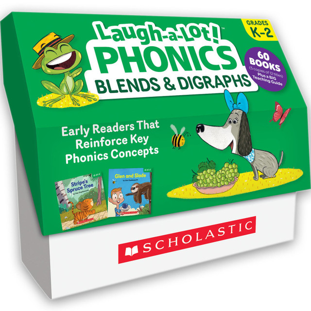 SCHOLASTIC TEACHING RESOURCES Scholastic Teaching Solutions Laugh-A-Lot Phonics: Blends & Digraphs (Classroom Set)