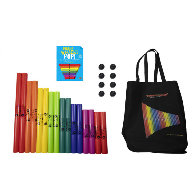 RHYTHM BAND INSTRUMENTS Rhythm Band Instruments Boomwhacker Percussion Tubes Boom! Whack! Pop! Kit