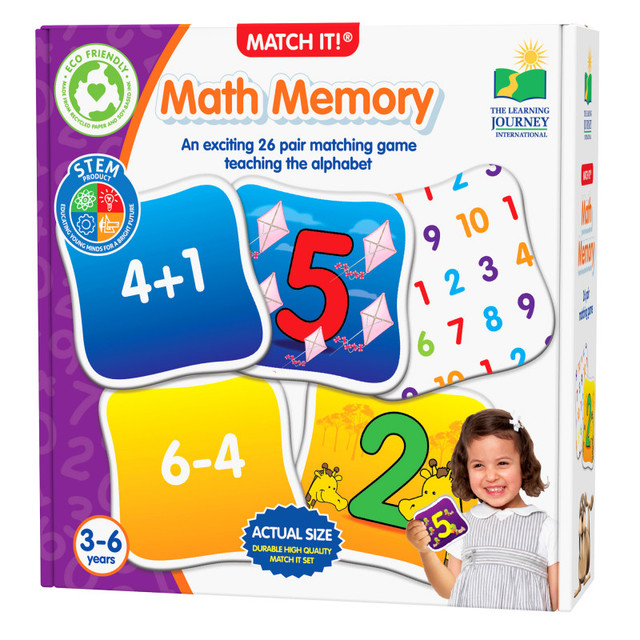 UNIVERSITY GAMES The Learning Journey International Match It! Game: Math Memory
