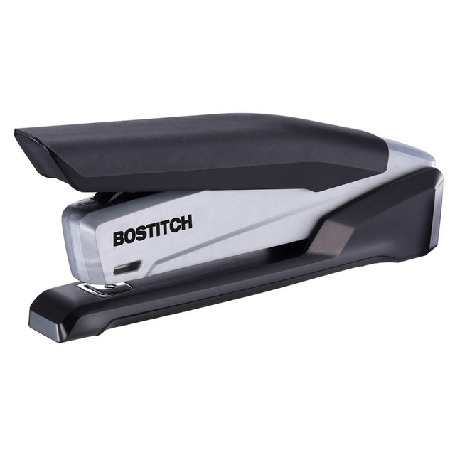 AMAX Bostitch One-Finger Desktop Stapler, Black/Gray