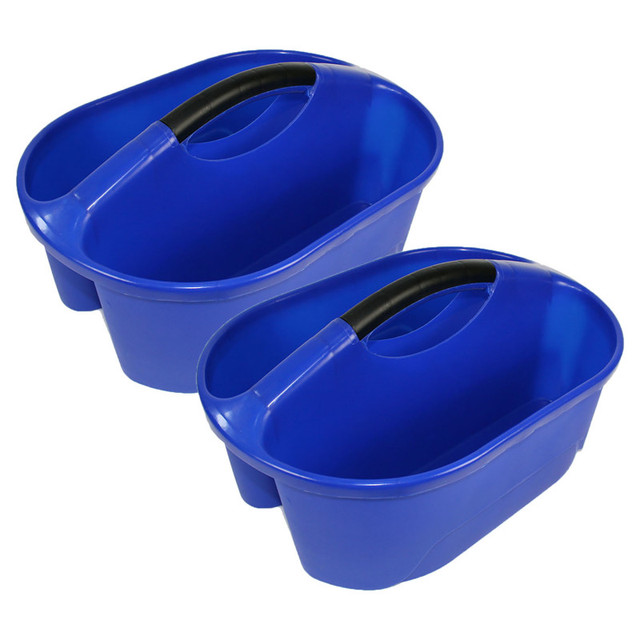 ROMANOFF PRODUCTS Romanoff Classroom Caddy, Blue, Pack of 2