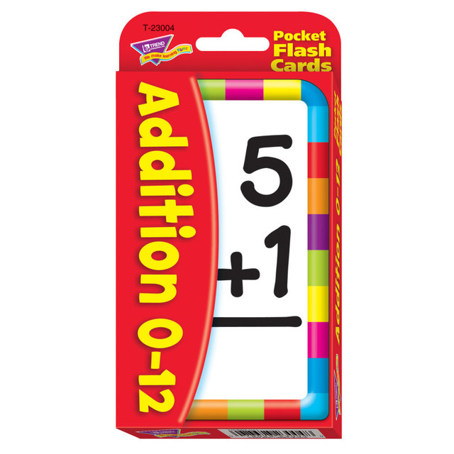 TREND ENTERPRISES INC. TREND Addition 0-12 Pocket Flash Cards