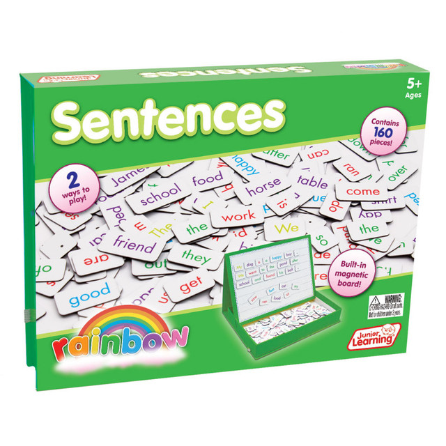 JUNIOR LEARNING Junior Learning® Rainbow Sentences, 160 Pieces JUNIOR LEARNING Junior Learning® Rainbow Sentences, 160 Pieces