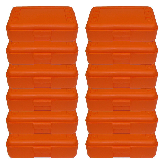 ROMANOFF PRODUCTS Romanoff Pencil Box, Orange, Pack of 12