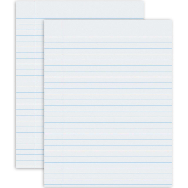 DIXON TICONDEROGA CO Pacon® Composition Paper, White, Red Margin, .375" Ruled, 8-1/2" x 11", 500 Sheets Per Pack, 2 Packs