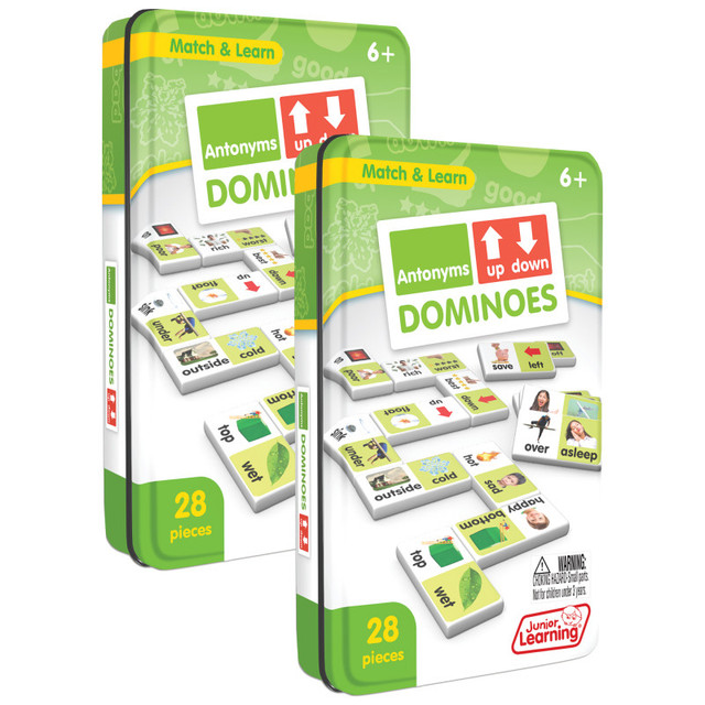 JUNIOR LEARNING Junior Learning® Antonyms Match & Learn Dominoes, Pack of 2