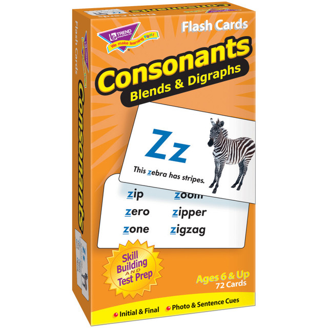 TREND ENTERPRISES INC. TREND Consonants Skill Drill Flash Cards