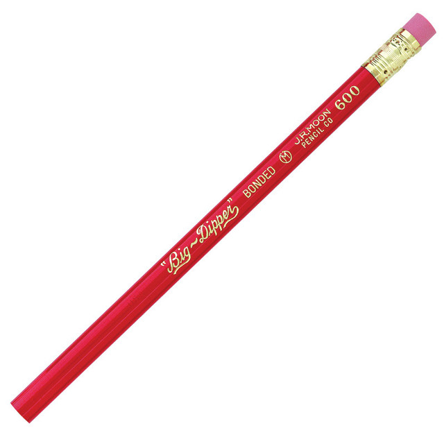 LAROSE INDUSTRIES- ROSE MOON Moon Products Big-Dipper Pencils, With Eraser, Pack of 12