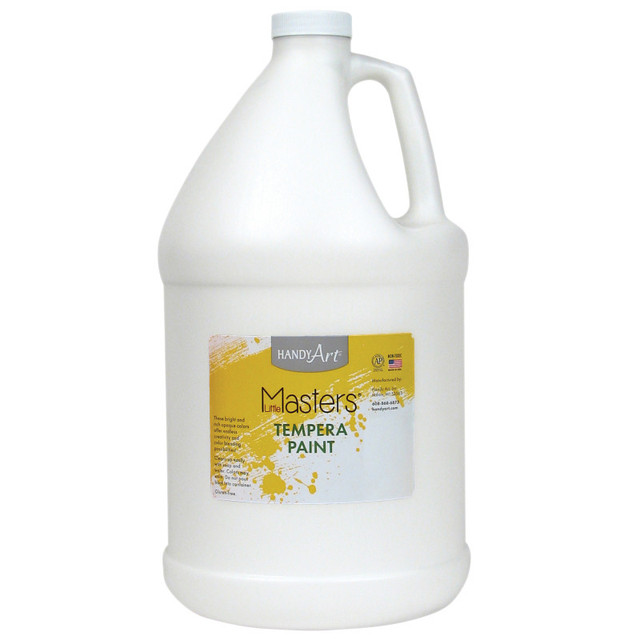 ROCK PAINT DISTRIBUTING CORP Handy Art® Little Masters® Tempera Paint, White, Gallon