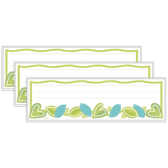 TREND ENTERPRISES INC. TREND Vine Time Desk Toppers® Name Plates, 36 Per Pack, 3 Packs
