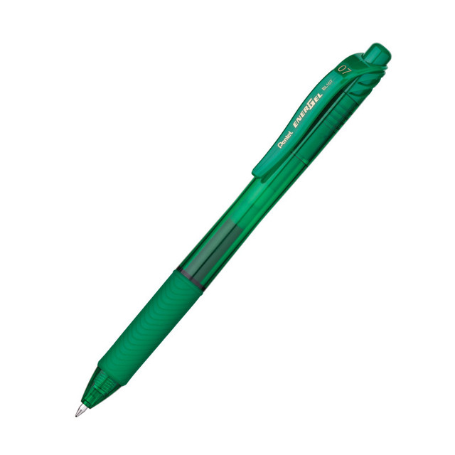 PENTEL OF AMERICA Pentel® EnerGel-X™ Retractable Liquid Gel Pen, Green