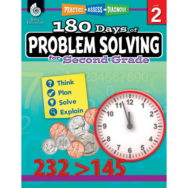 SHELL EDUCATION Shell Education 180 Days of Problem Solving for Second Grade