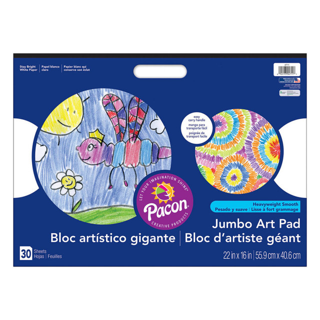 DIXON TICONDEROGA CO Prang® Jumbo Art Pad, White, 22" x 16", 30 Sheets