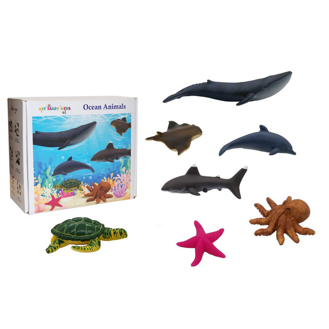 GET READY KIDS Get Ready Kids Ocean Animal Playset, 7 Pieces