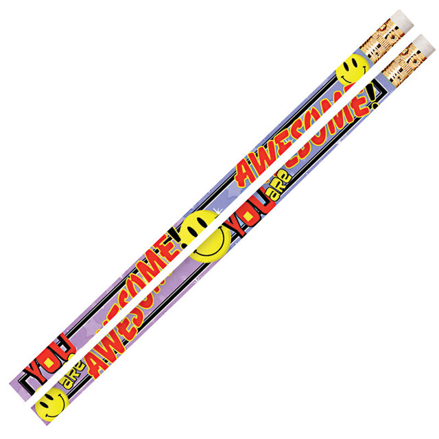 MUSGRAVE PENCIL CO INC Musgrave Pencil Company You Are Awesome Motivational Pencils, 12 Per Pack, 12 Packs MUSGRAVE PENCIL CO INC Musgrave Pencil Company You Are Awesome Motivational Pencils, 12 Per Pack, 12 Packs