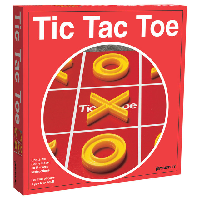 PRESSMAN DBA GOLIATH Pressman Tic Tac Toe Board Game