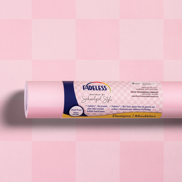 DIXON TICONDEROGA CO Fadeless® Schoolgirl Style Bulletin Board Paper, 48" x 50', Cake Pop