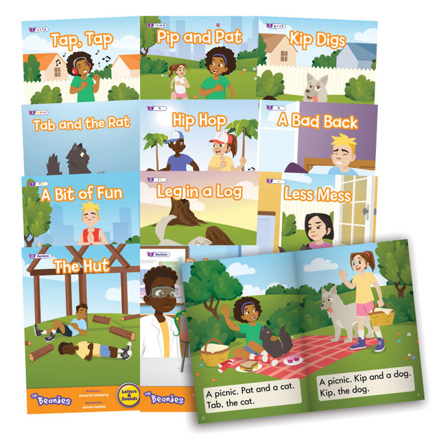 JUNIOR LEARNING Beanstalk Books The Beanies Hi-Lo Diversity Decodables Phase 2 Set 2