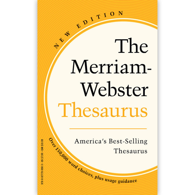 MERRIAM - WEBSTER  INC Merriam-Webster Merriam-Webster Thesaurus, Mass Market