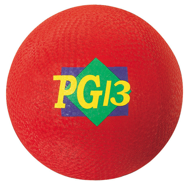 DICK MARTIN SPORTS Martin Sports Playground Ball, 13" Diameter, Red
