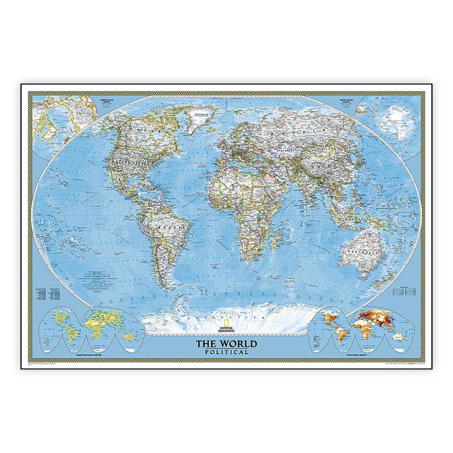 NATIONAL GEOGRAPHIC MAPS National Geographic World Classic Map, Mural