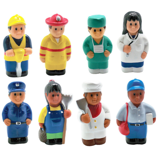 GET READY KIDS Get Ready Kids Multicultural Community Helper Figures, Set of 8