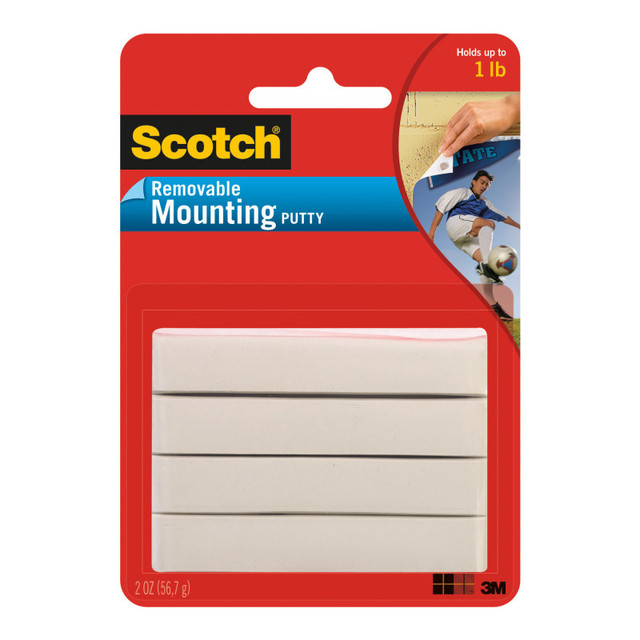 3M COMPANY Scotch® Mounting Putty, Removable 2 oz., White