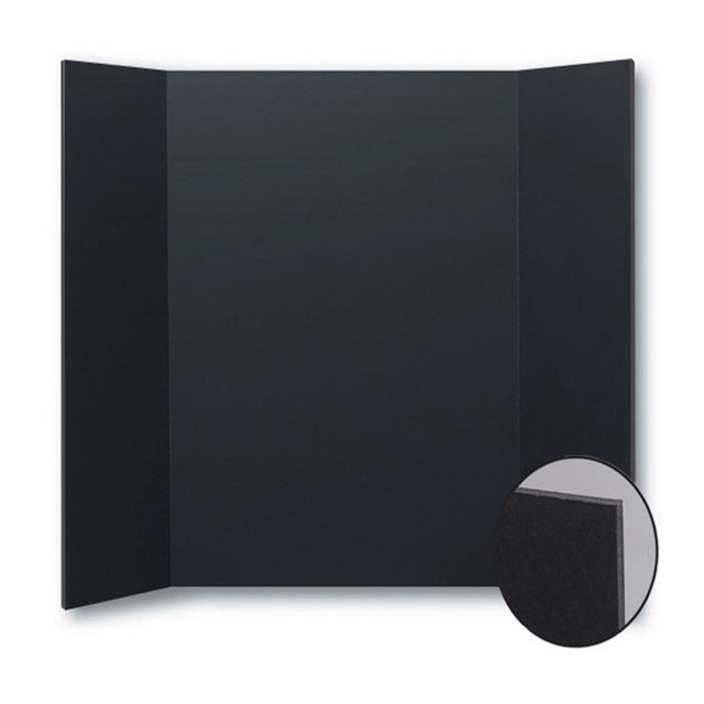 FLIPSIDE Flipside Products Foam Project Board, 36" x 48", Black, Pack of 10