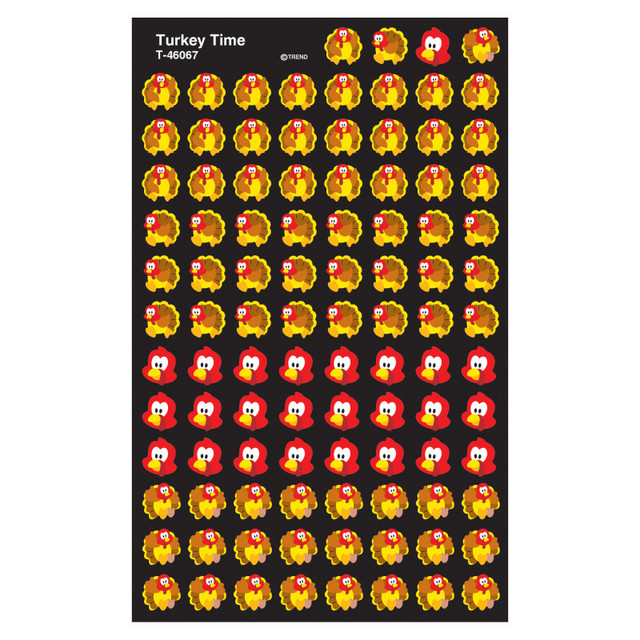TREND ENTERPRISES INC. TREND Turkey Time superShapes Stickers, 800 ct