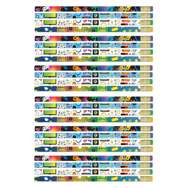MUSGRAVE PENCIL CO INC Musgrave Pencil Company Game On Pencils, 12 Per Pack, 6 Packs