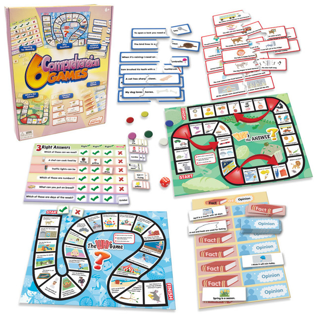 JUNIOR LEARNING Junior Learning® 6 Comprehension Games