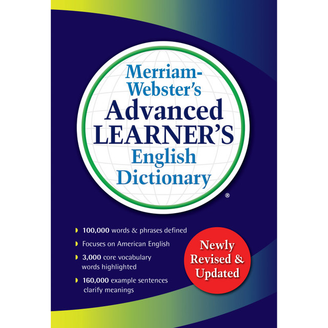MERRIAM - WEBSTER  INC Merriam-Webster Advanced Learner's English Dictionary