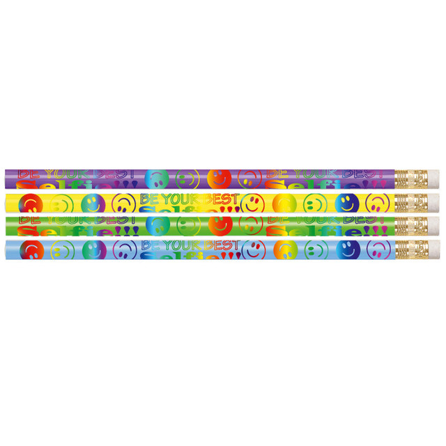 MUSGRAVE PENCIL CO INC Musgrave Pencil Company Be Your Best Selfie Motivational Pencils, Pack of 12