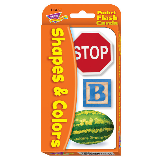 TREND ENTERPRISES INC. TREND Shapes & Colors Pocket Flash Cards