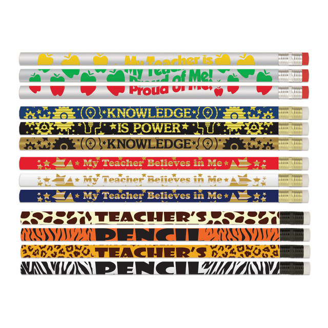 MUSGRAVE PENCIL CO INC Musgrave Pencil Company Teacher Rewards Pencils Assortment, Pack of 144