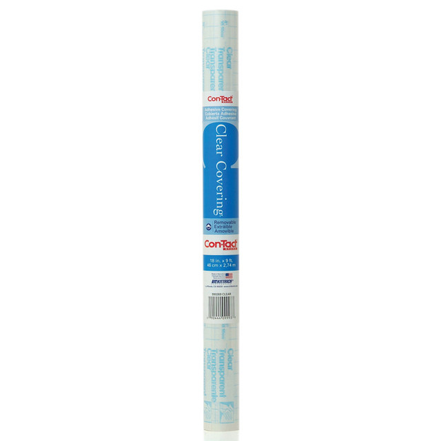 KITTRICH CORPORATION Con-Tact® Brand Adhesive Roll, Clear, 18" x 9 ft.